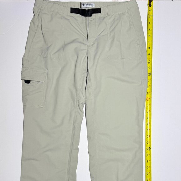 Columbia Sportswear Women's Cargo Pants Size 10 Hiking Beige Khaki Omni RN69724 - Picture 1 of 11
